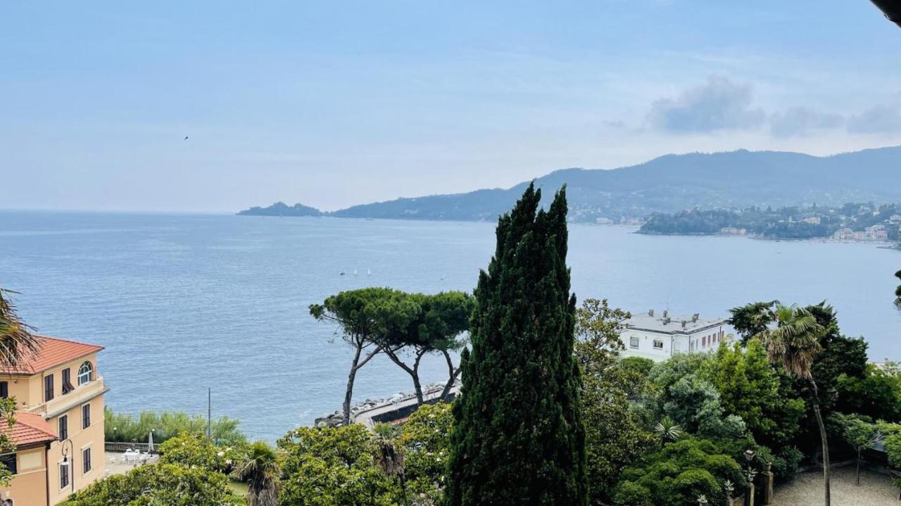 Welcome Riviera - Attico San Faustino 165 Mq Piu 110 Mq Di Terrazza- In Villa 700 ,Vista Mare Strepitosa-100 M Dalla Spiaggia-Parking Esclusivo Rapallo Kültér fotó